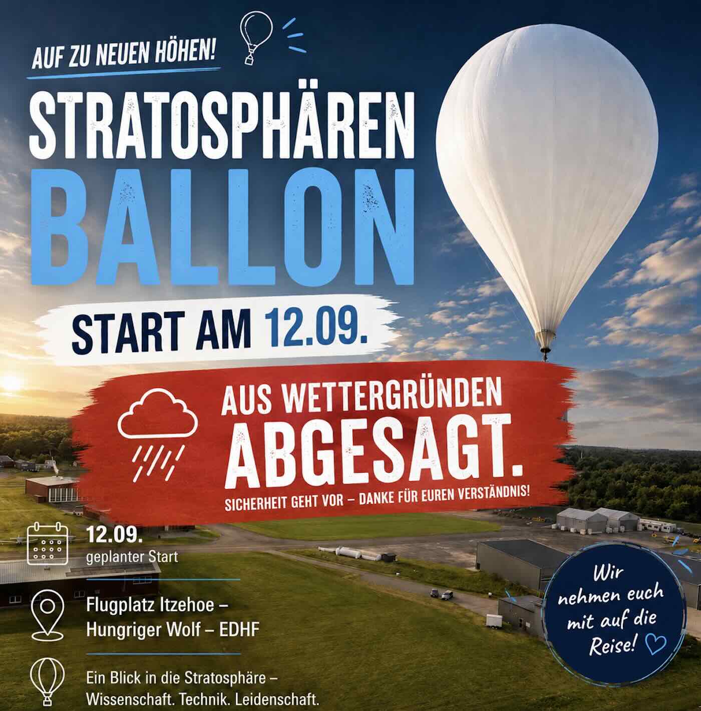 Der Start fiel aus – geübt haben wir trotzdem