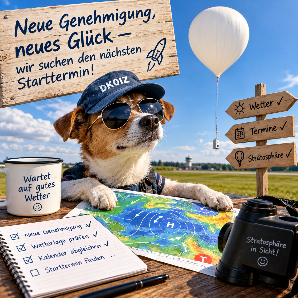 🚀 Neue Genehmigung, neues Glück – wir suchen den nächsten Starttermin!